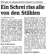 Pressebericht ESO-Konzert
